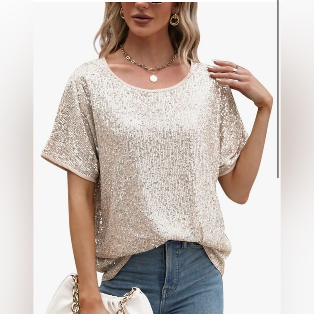 Sequin top brand new without tags medium
